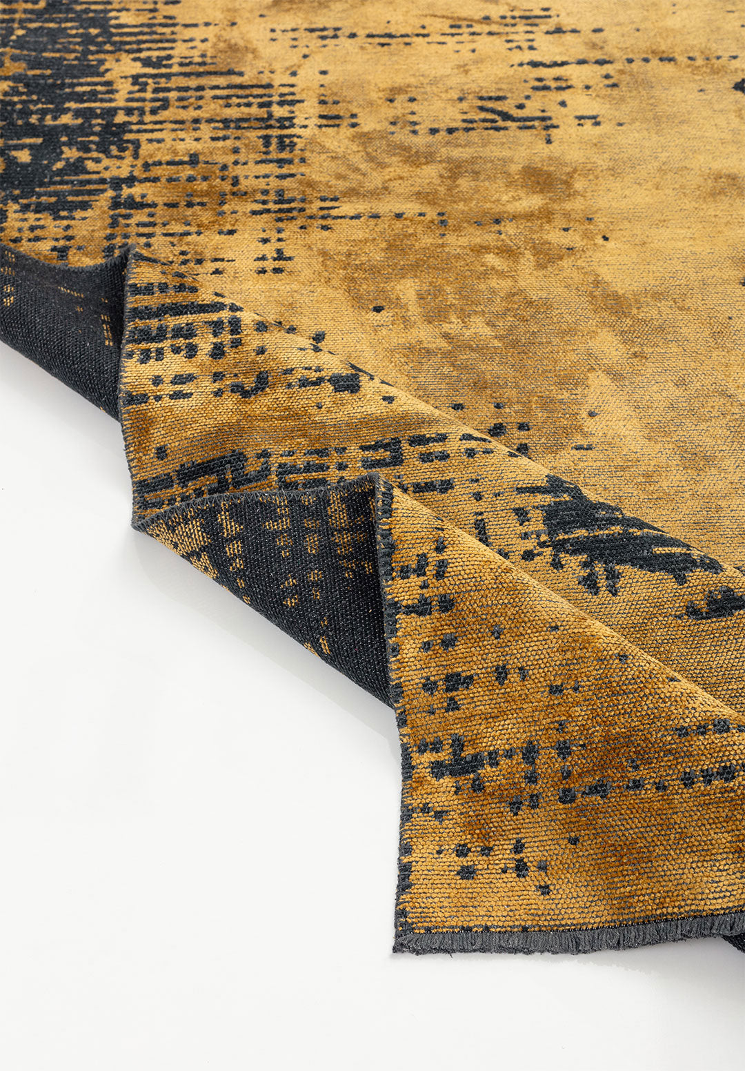 Space Gold - Matte Black Rug