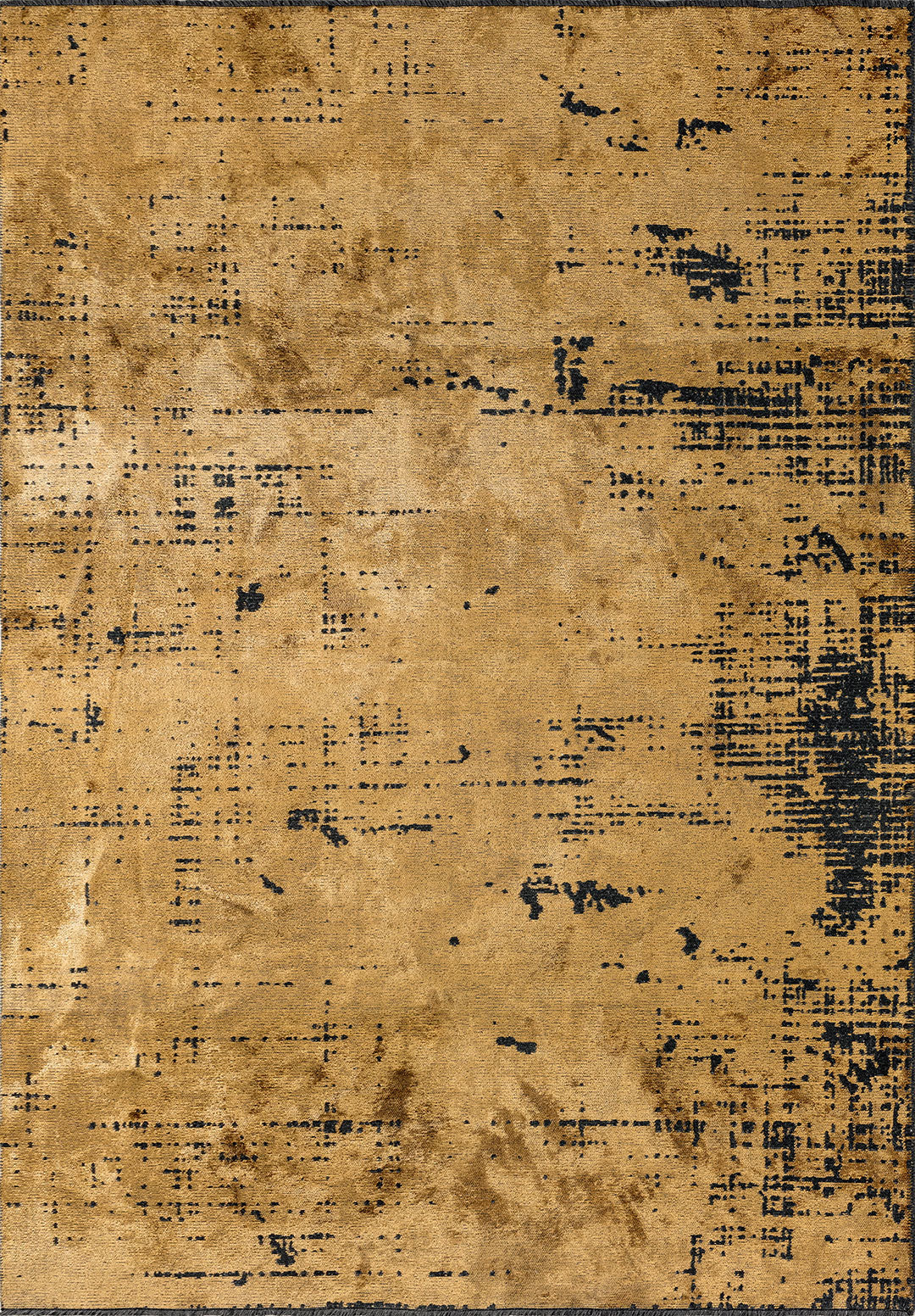 Space Gold - Matte Black Rug