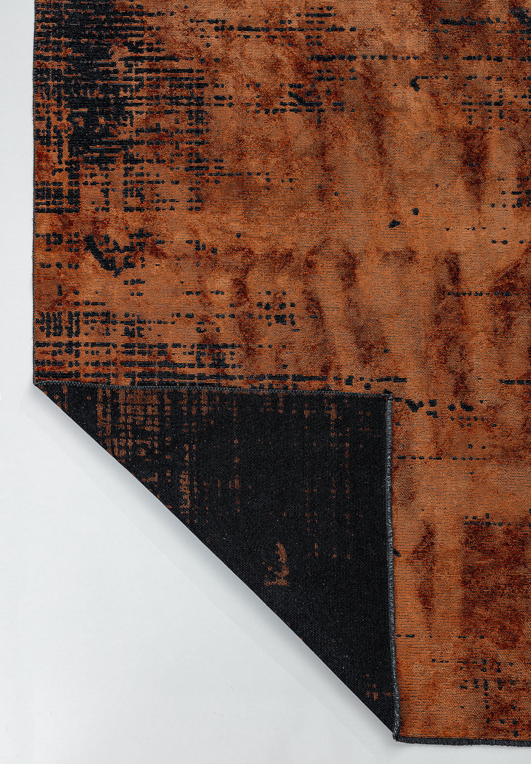 Space Terra - Matte Black Rug