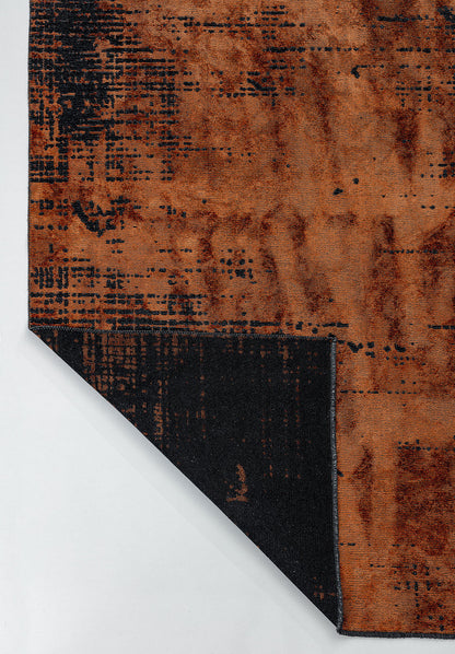Space Terra - Matte Black Rug