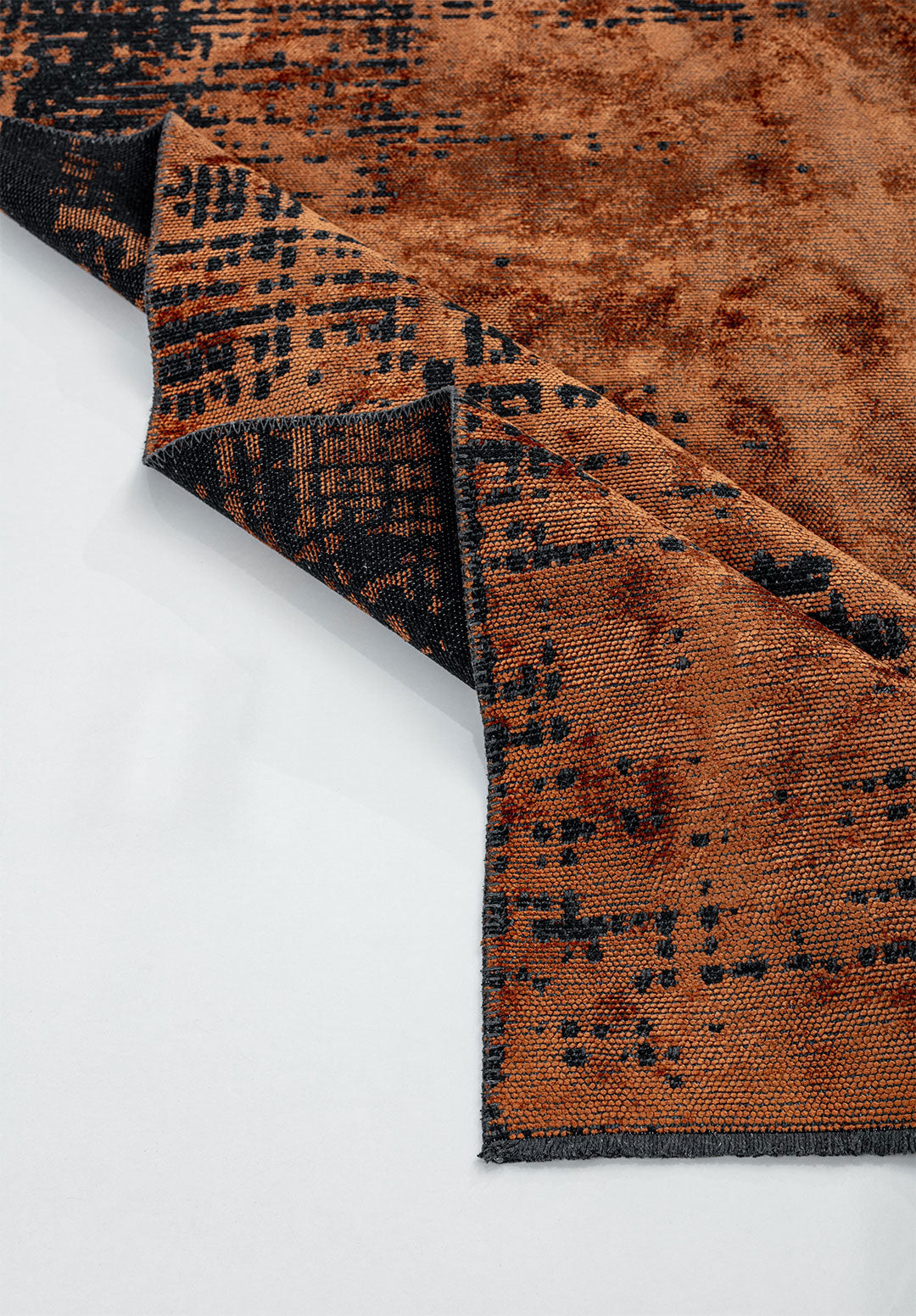 Space Terra - Matte Black Rug