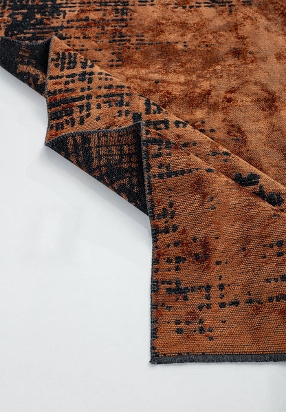 Space Terra - Matte Black Rug
