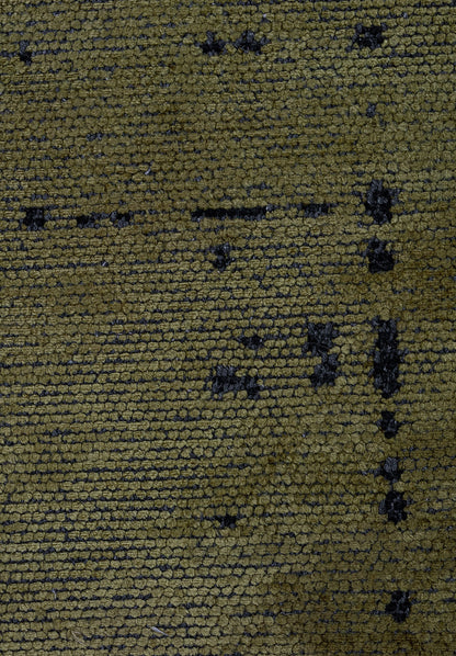 Space Green - Matte Black Rug