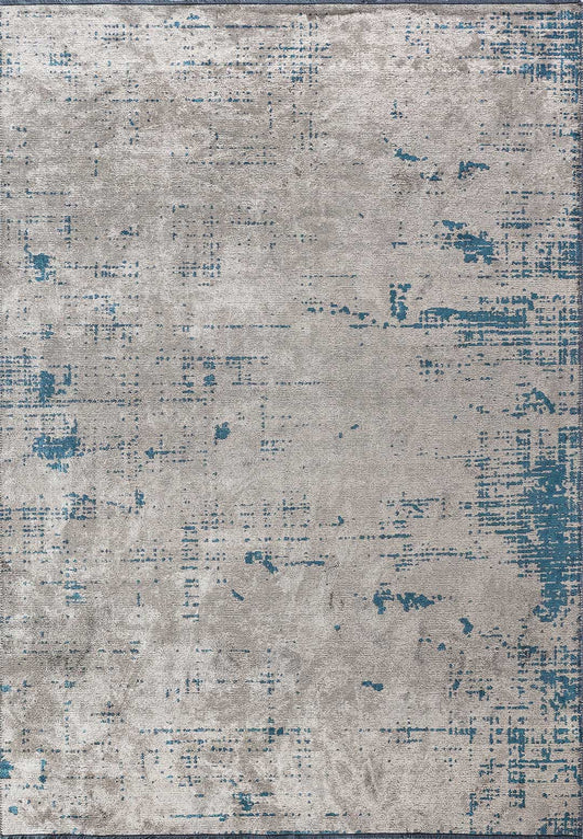 Space Beige - Petrol Rug