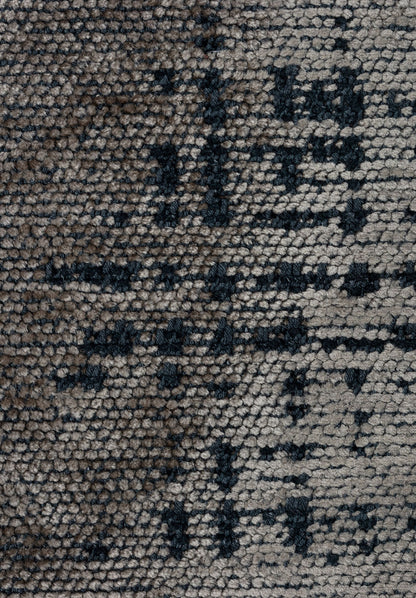 Space Beige - Matte Black Rug