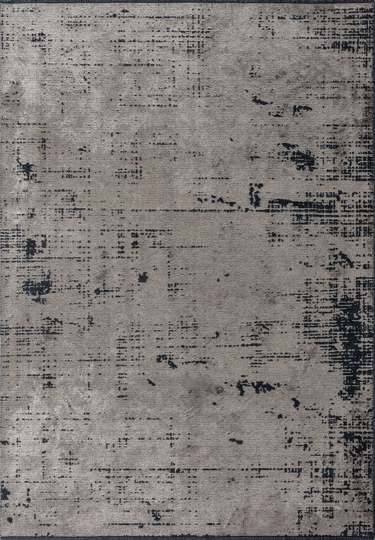 Space Beige - Matte Black Rug