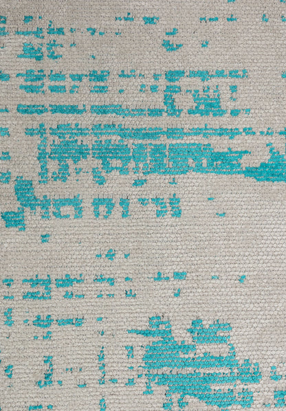 Space White - Turquoise Rug