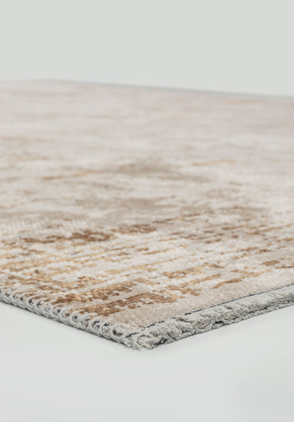 Space White - Dark Beige Rug