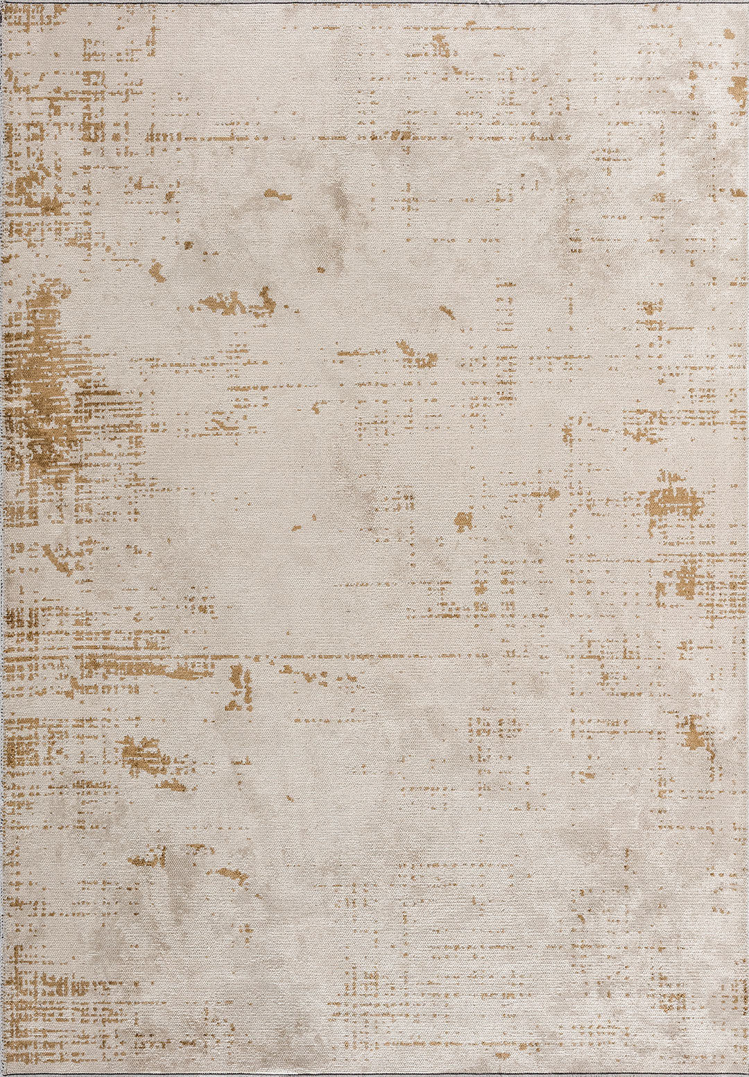 Space White - Dark Beige Rug