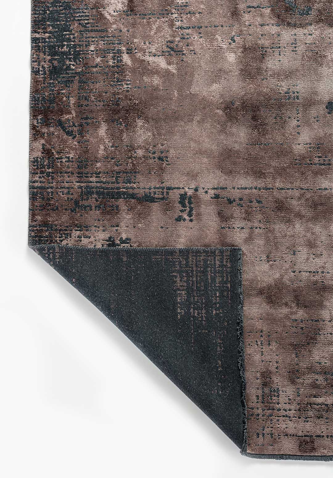 Space Dark Mink - Matte Black Rug