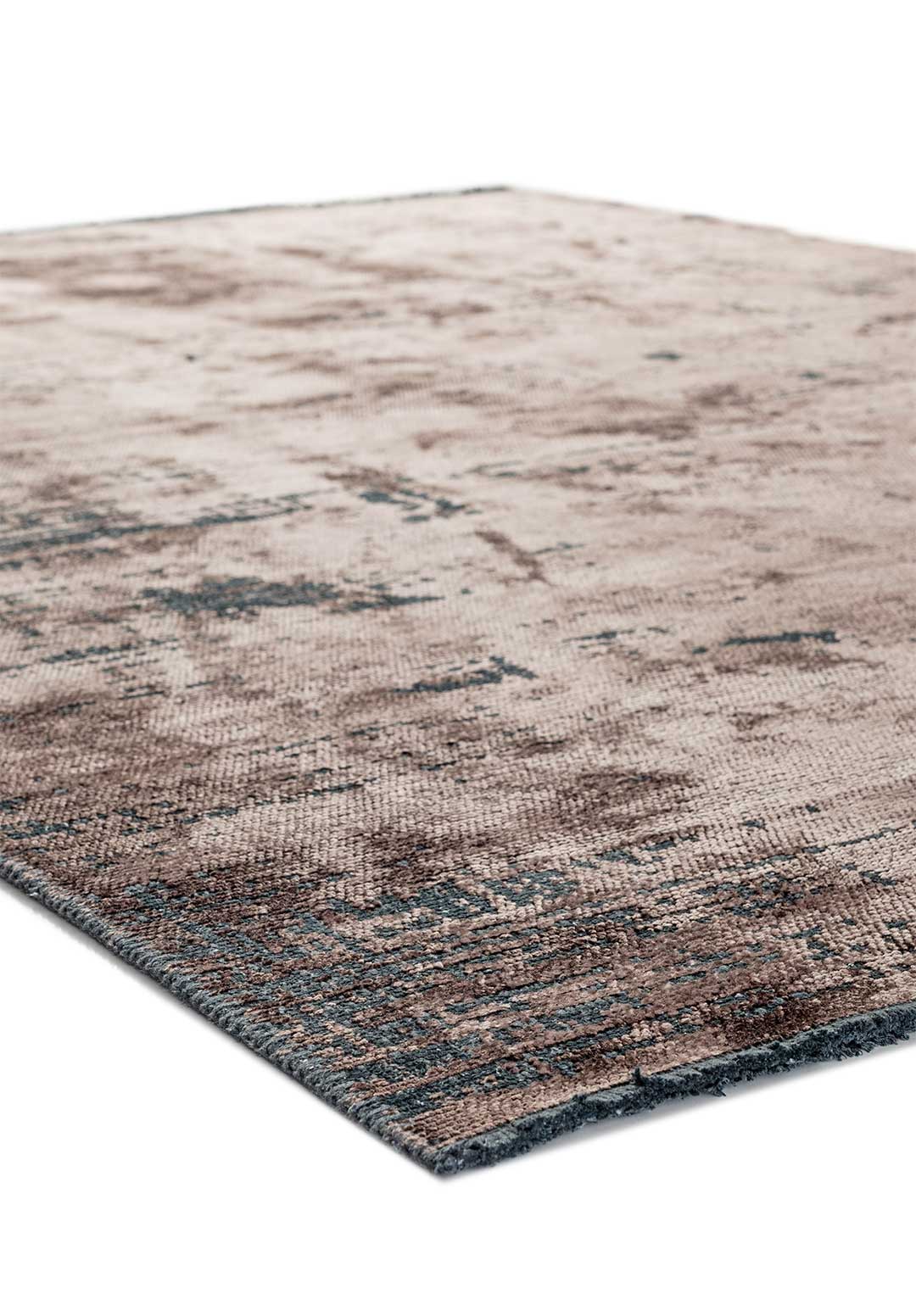 Space Dark Mink - Matte Black Rug