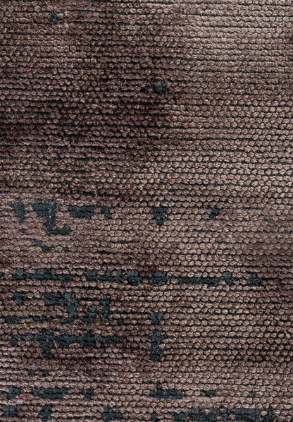 Space Dark Mink - Matte Black Rug