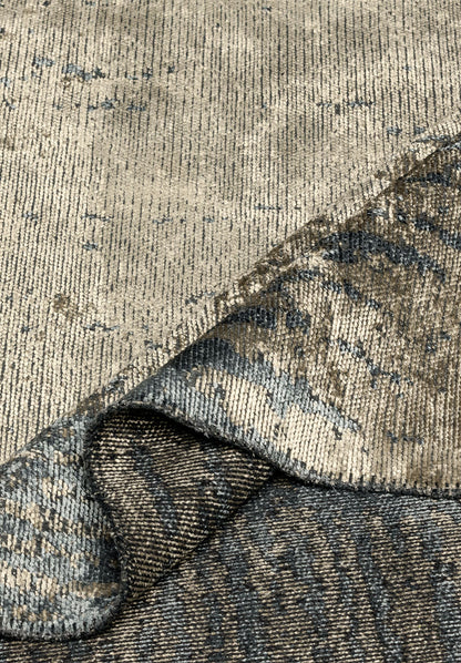 Claw Blue - Beige Rug