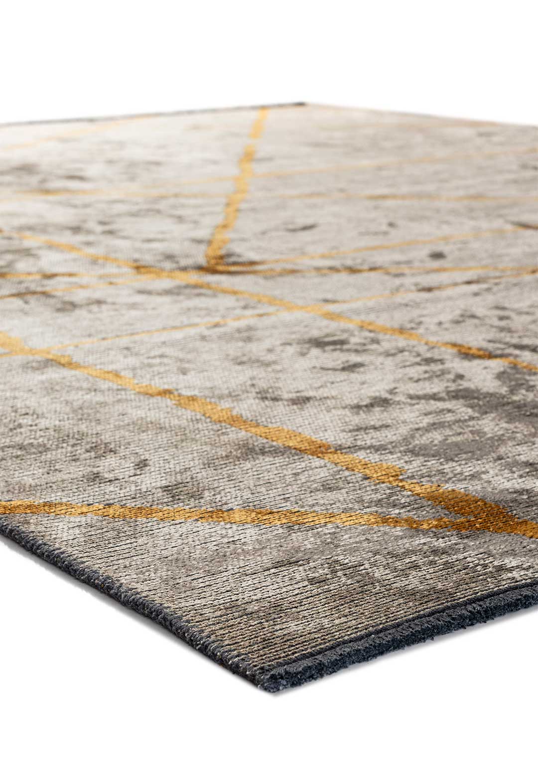 Grid Beige - Mustard Rug