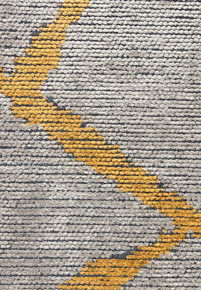 Grid Beige - Mustard Rug