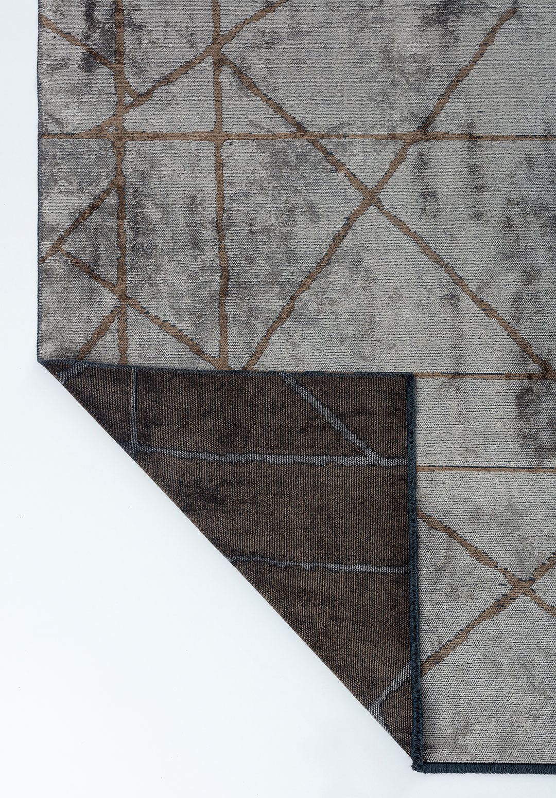 Grid Beige - Mink Rug