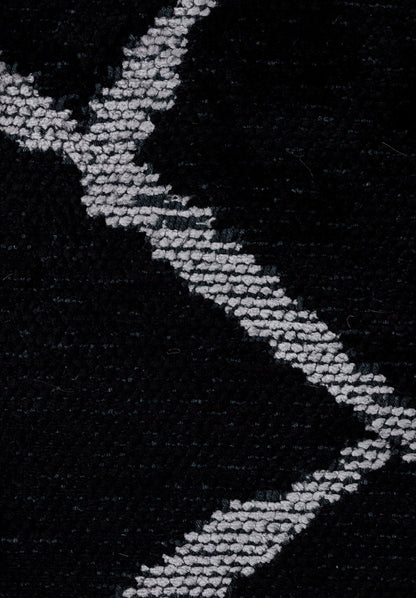 Grid Black - Light Grey Rug