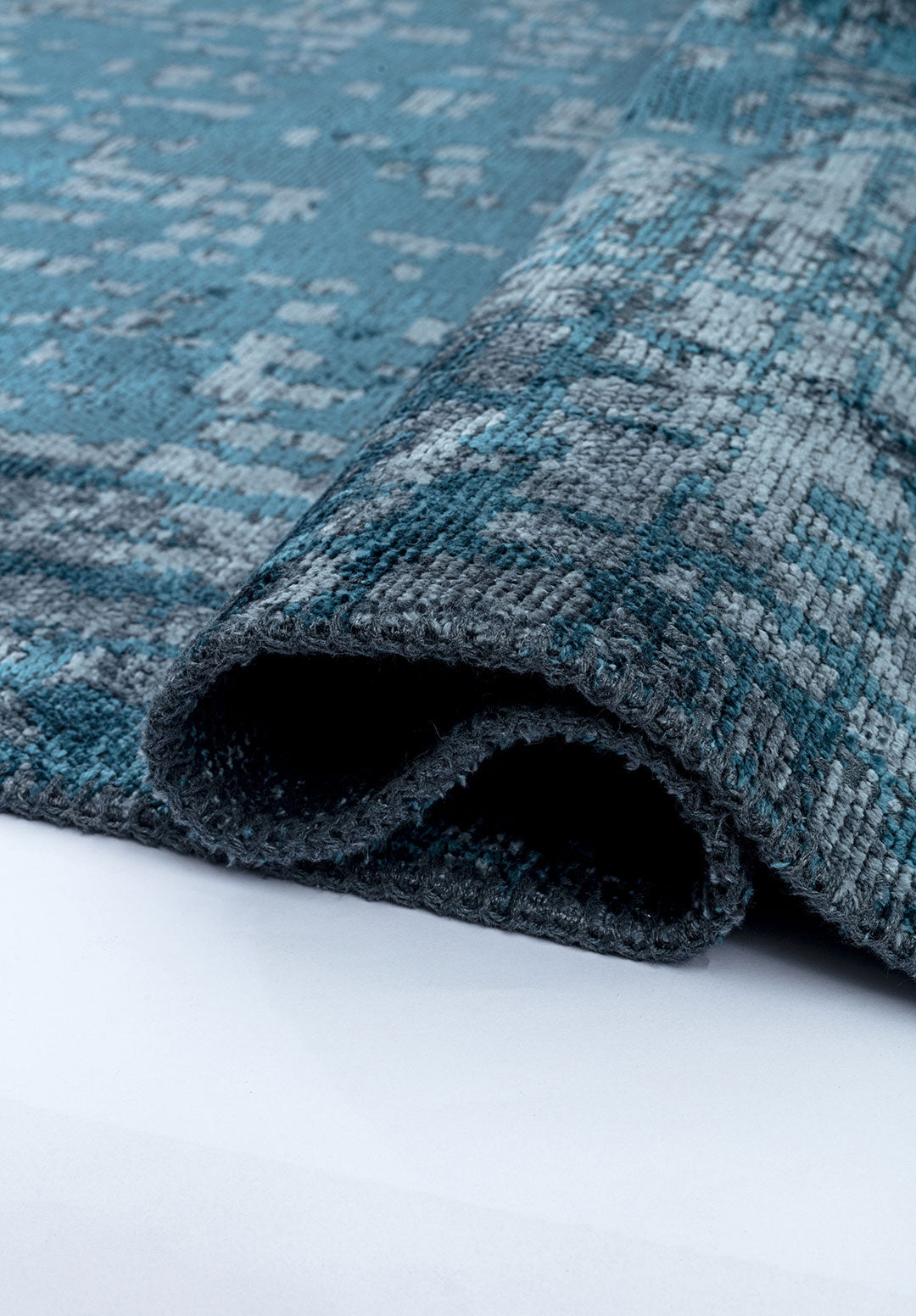 Pixel Petrol - Blue Rug