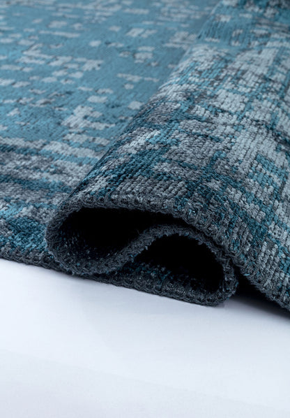 Pixel Petrol - Blue Rug