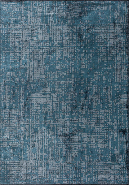 Pixel Petrol - Blue Rug