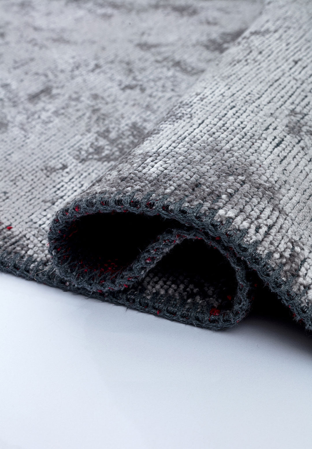Barber Red - Light Grey Rug