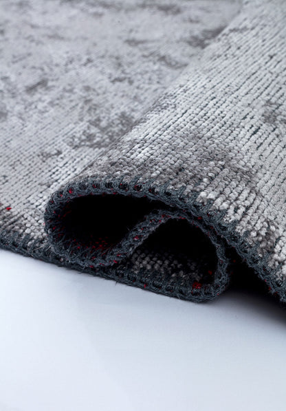 Barber Red - Light Grey Rug