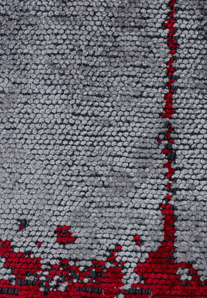 Barber Red - Light Grey Rug