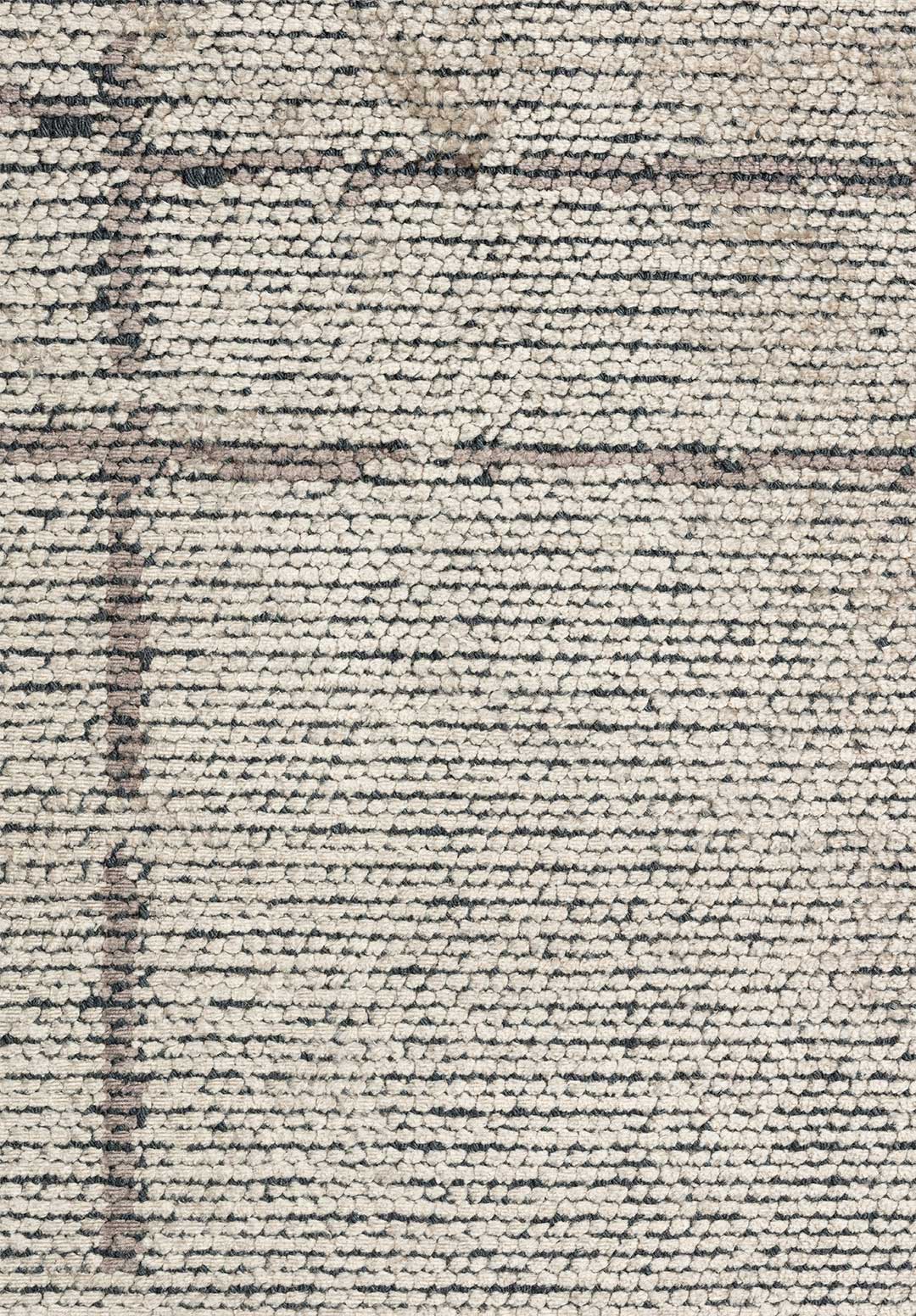 Barber Dark Grey - Cream Rug