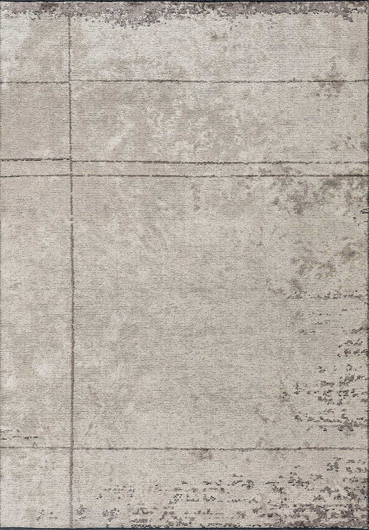 Barber Dark Grey - Cream Rug area carpet area rug carpet Color_Grey Color_White coral Material_Cotton & Viscose