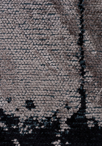 Barber Black - Dark Grey Rug