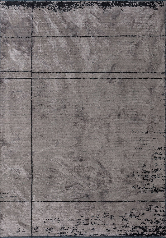 Barber Black - Dark Grey Rug area carpet area rug carpet Color_Black Color_Grey coral Material_Cotton & Viscose