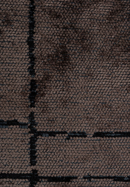 Barber Black - Dark Mink Rug
