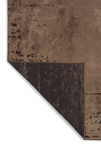 Barber Dark Mink - Black Rug