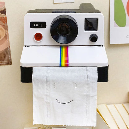 Retro Camera Tissue Box