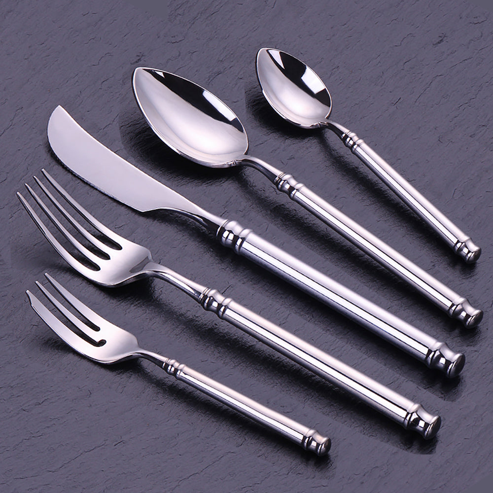 Helena Silver Luxury Stainless Steel Cutlery Set
