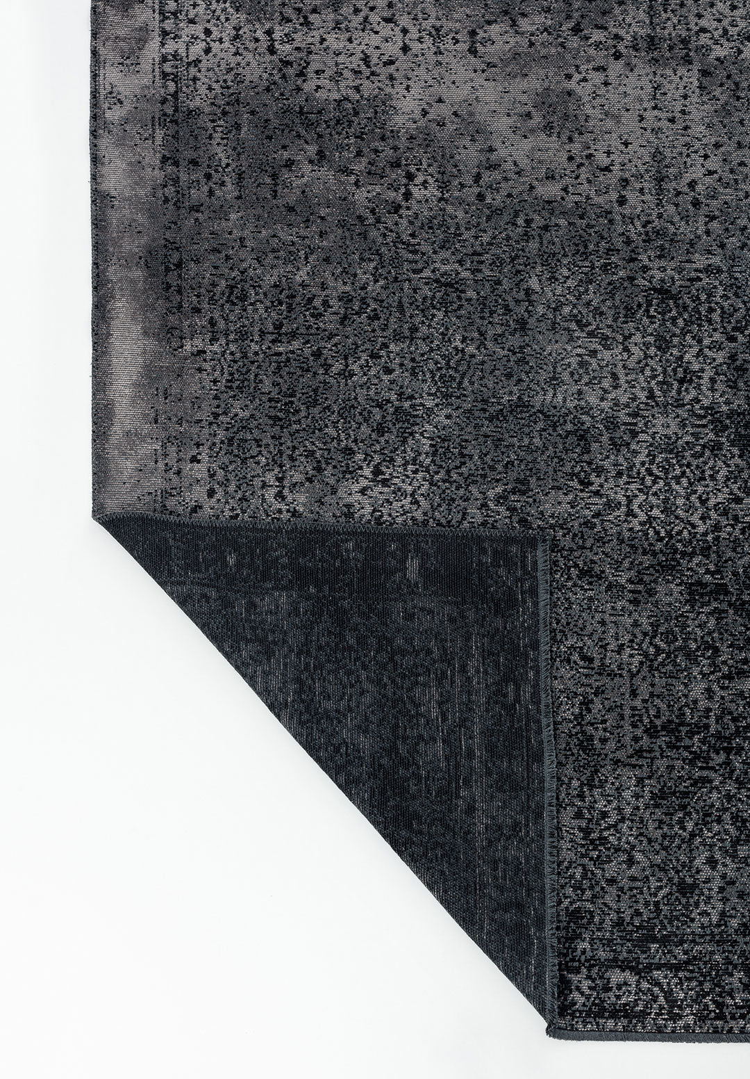 Heritage Dark Grey - Black Rug