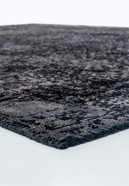 Heritage Dark Grey - Black Rug