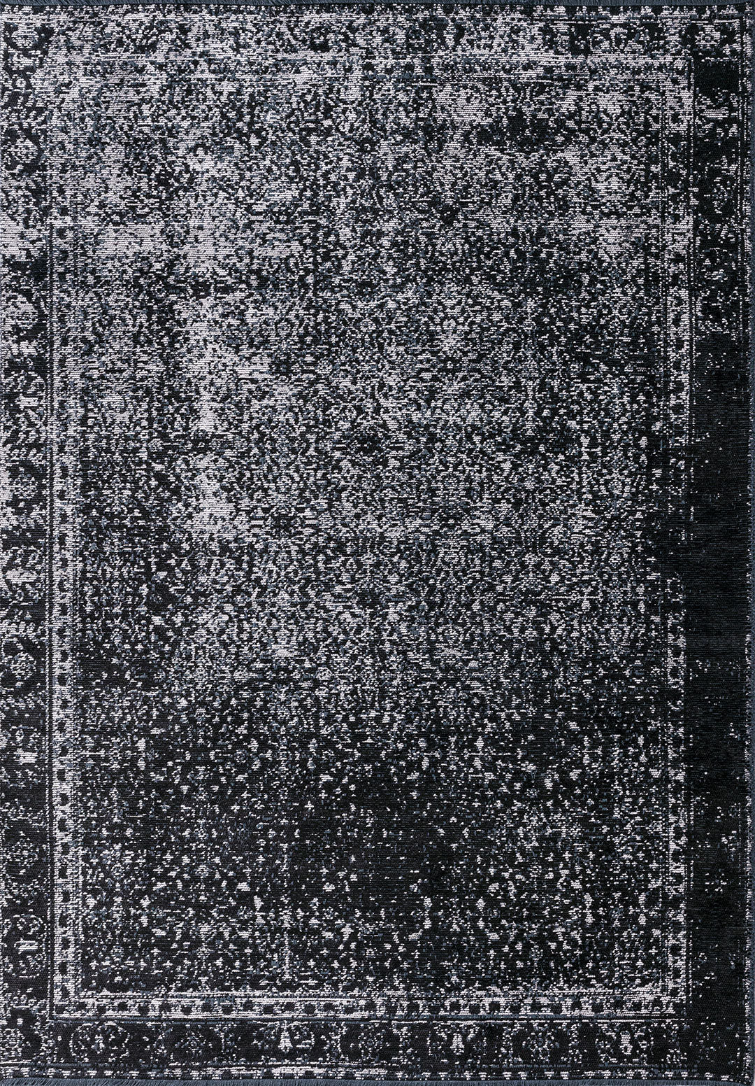 Heritage Black - Light Grey Rug