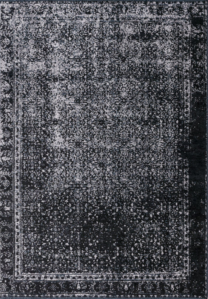 Heritage Black - Light Grey Rug