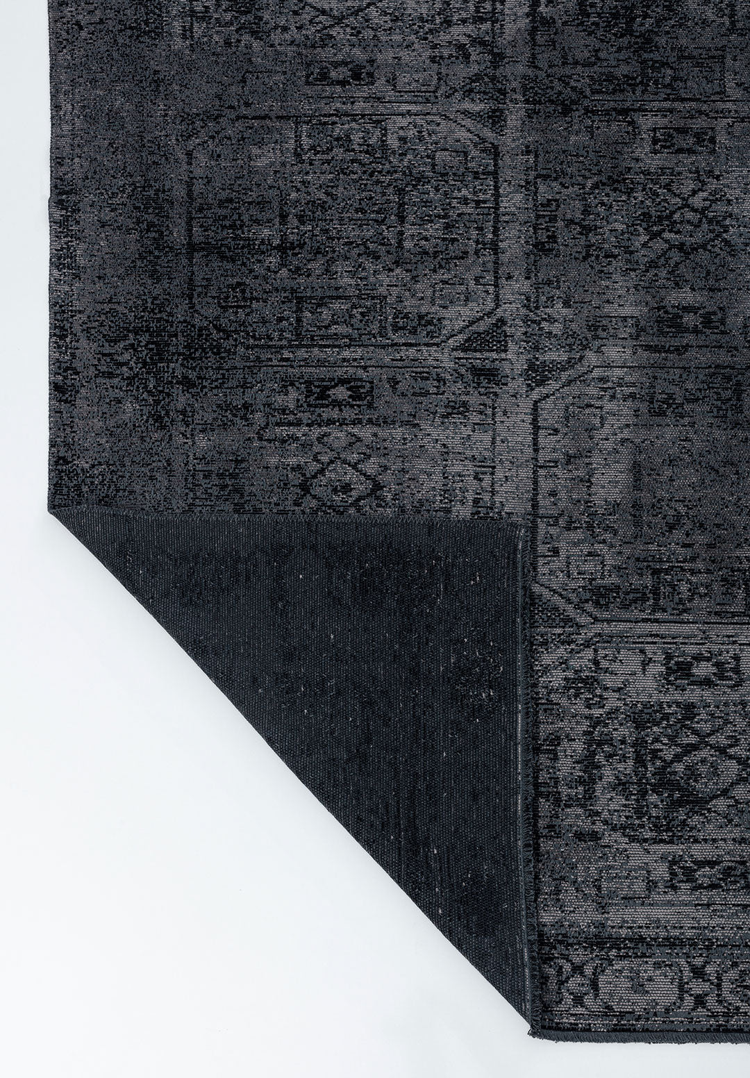 Tile Black - Dark Grey Rug
