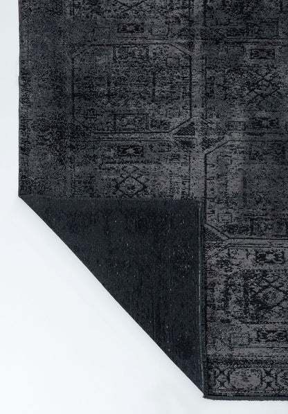 Tile Black - Dark Grey Rug
