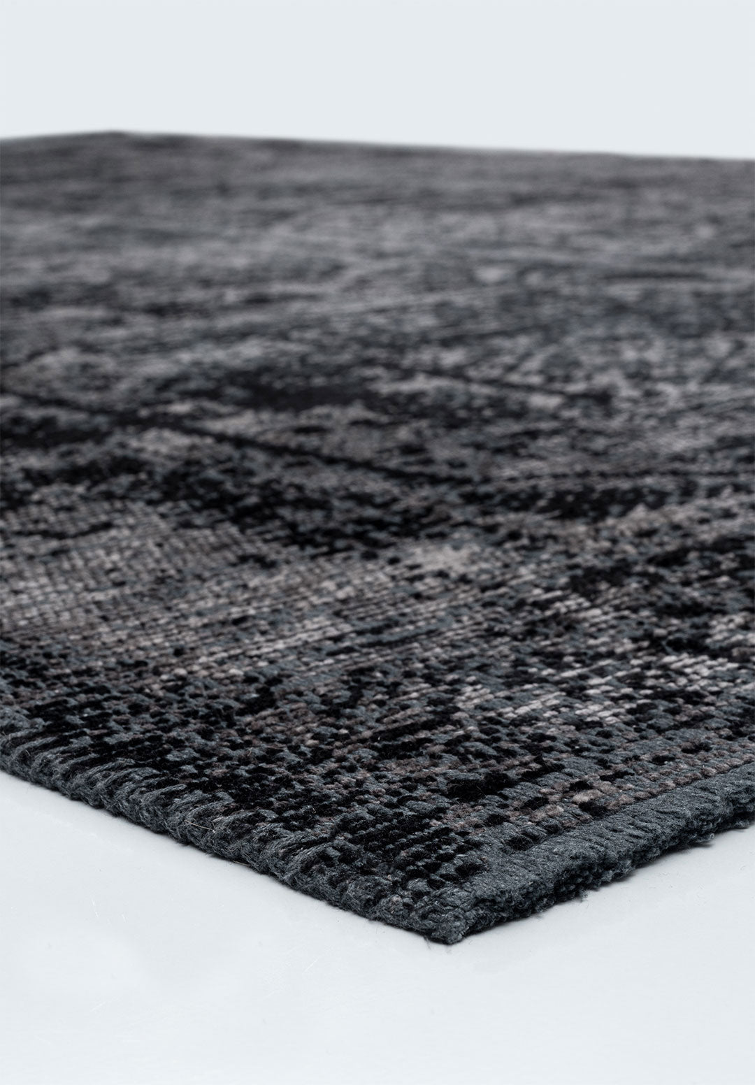 Tile Black - Dark Grey Rug