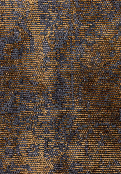 Medallion Grey - Gold Rug