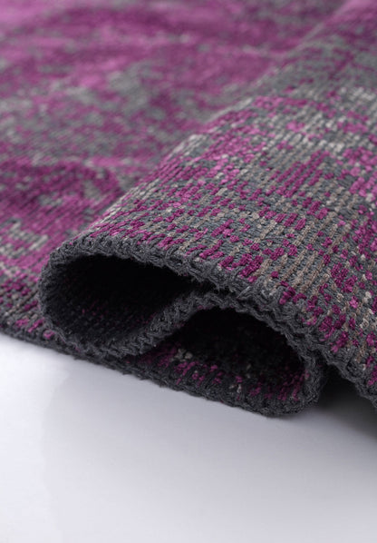 Medallion Grey - Purple Rug