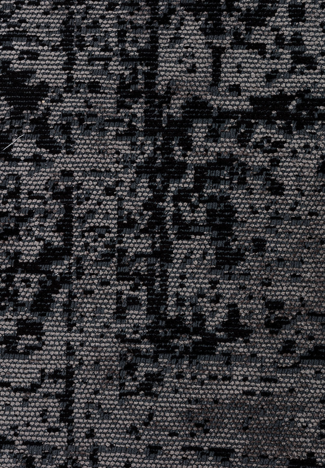 Medallion Grey - Black Rug