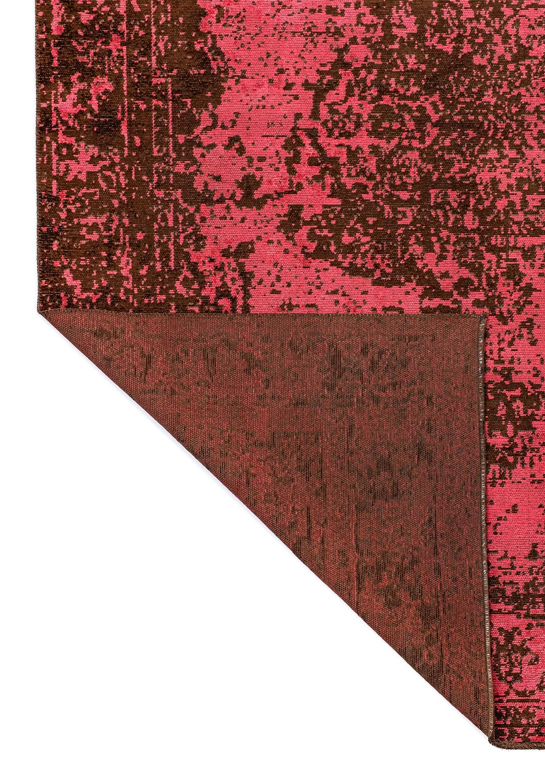 Medallion Dark Brown - Fuchsia Rug