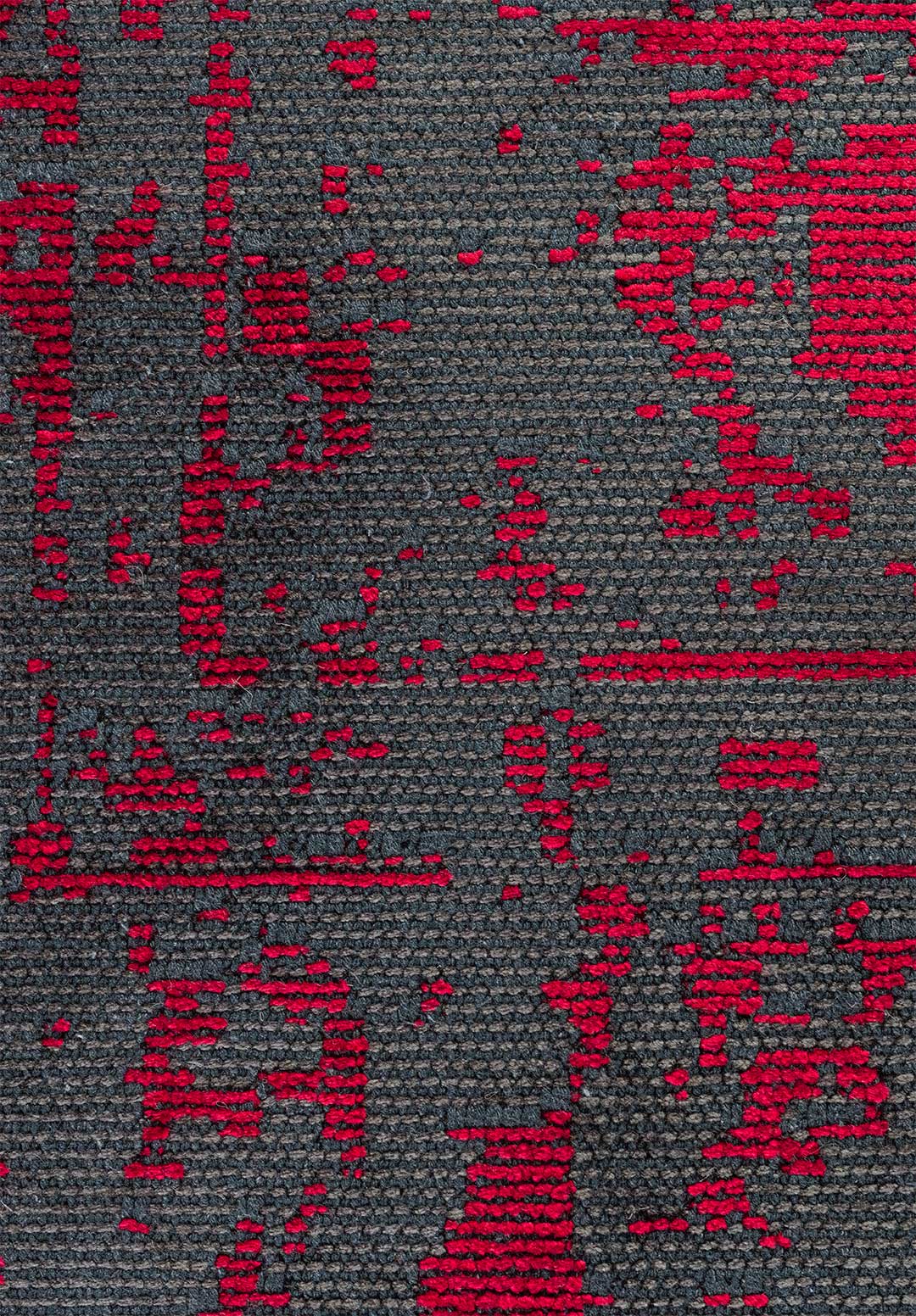 Ivy Anthracite - Red Rug