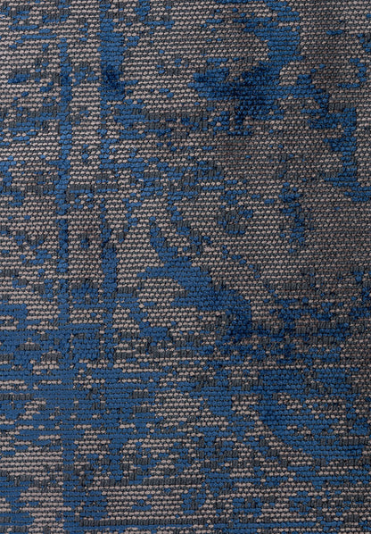 Ivy Grey - Navy Blue Rug