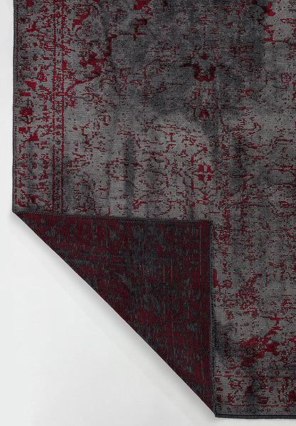 Ivy Grey - Red Rug