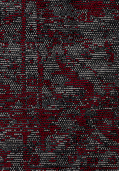 Ivy Grey - Red Rug